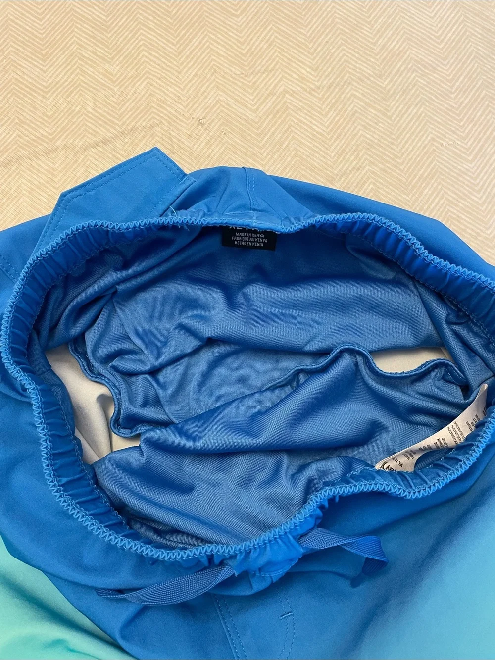 Hurley Blue to Green Ombre Boy’s Swim Trunks